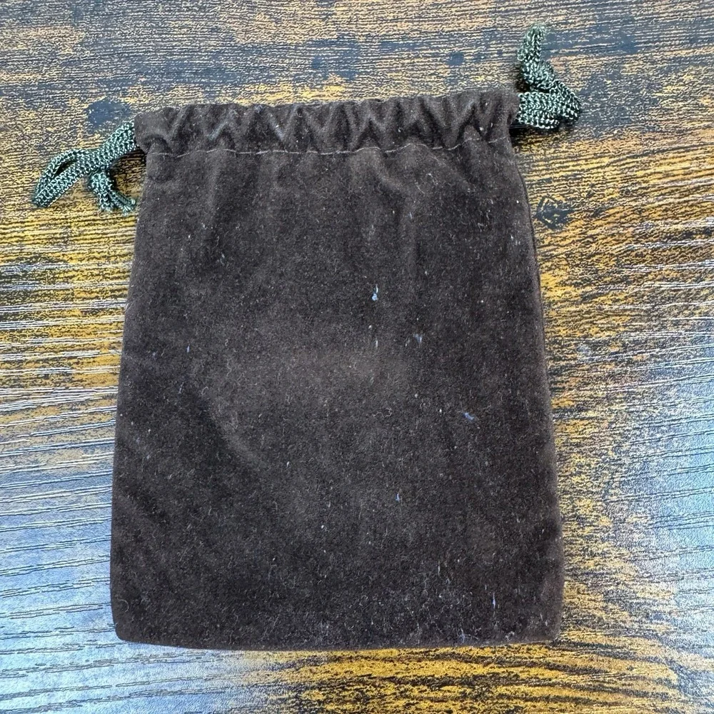 Vintage Joskes Drawstring Dust bag Jewelry Pouch Cover Gold Logo